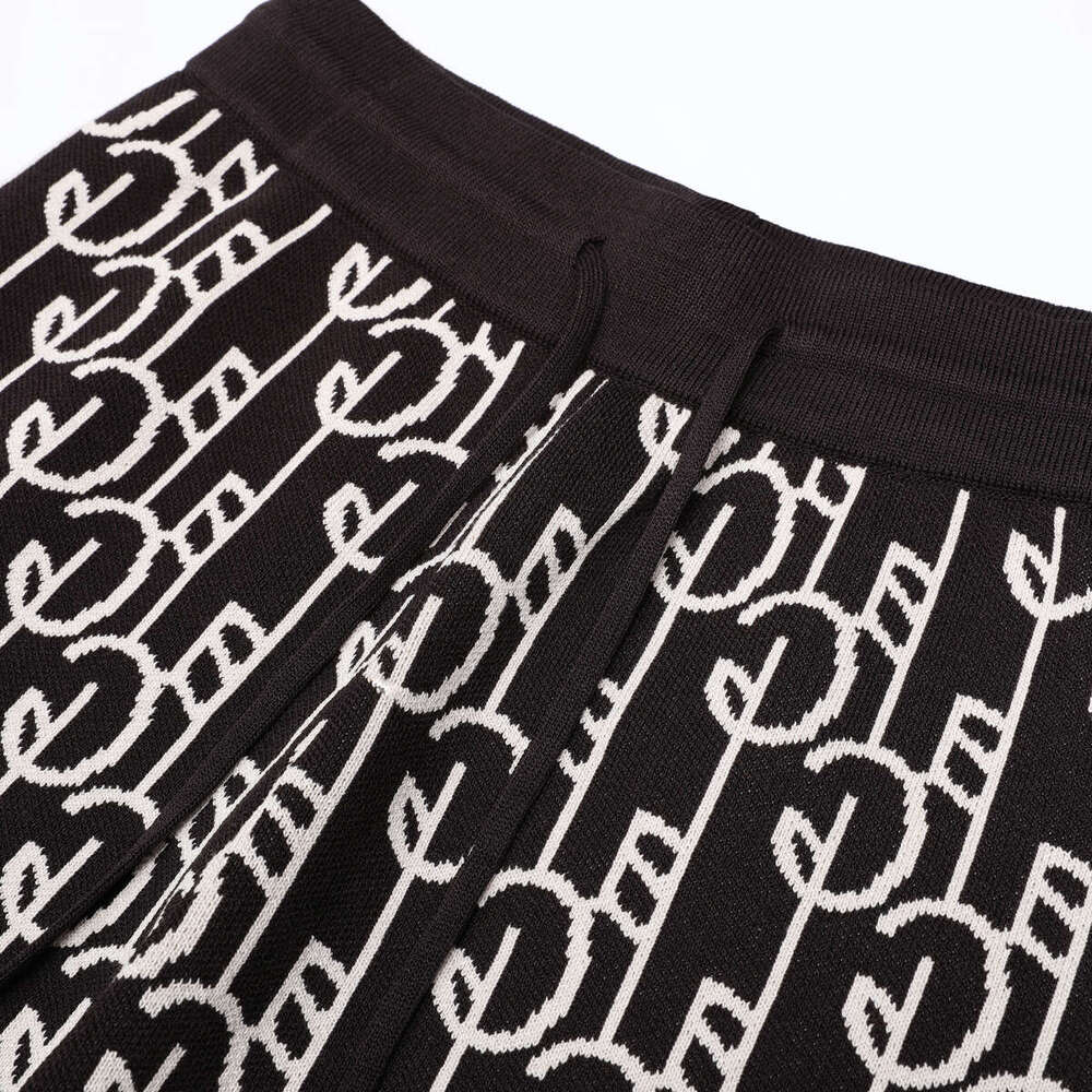 High-End Quality In-Stock Spring And Autumn New Heavy Knit Internet Celebrity Casual Style Top Jacket + Pants Set