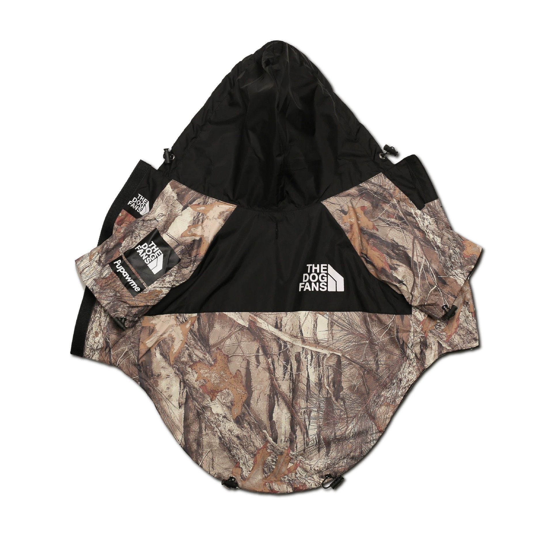 Dog Raincoats Outdoor Jacket, Waterproof and Windproof, Warm and Breathable, Fashion Trend Dog Clothes with Leash Hole for Small, Medium and Large Dog