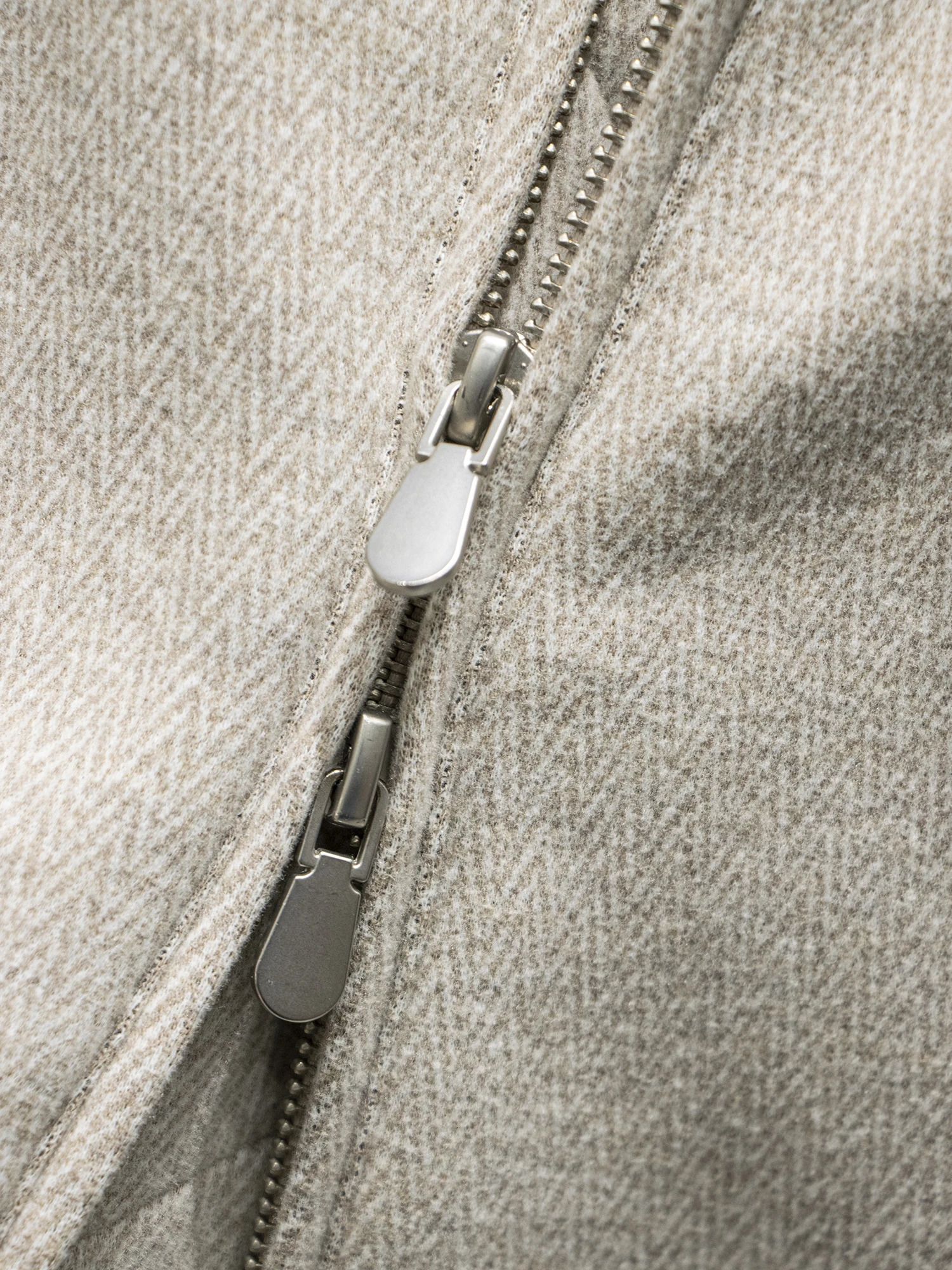 Italian highend detachable wool standup collar thickened warm casual mens jacket 251219