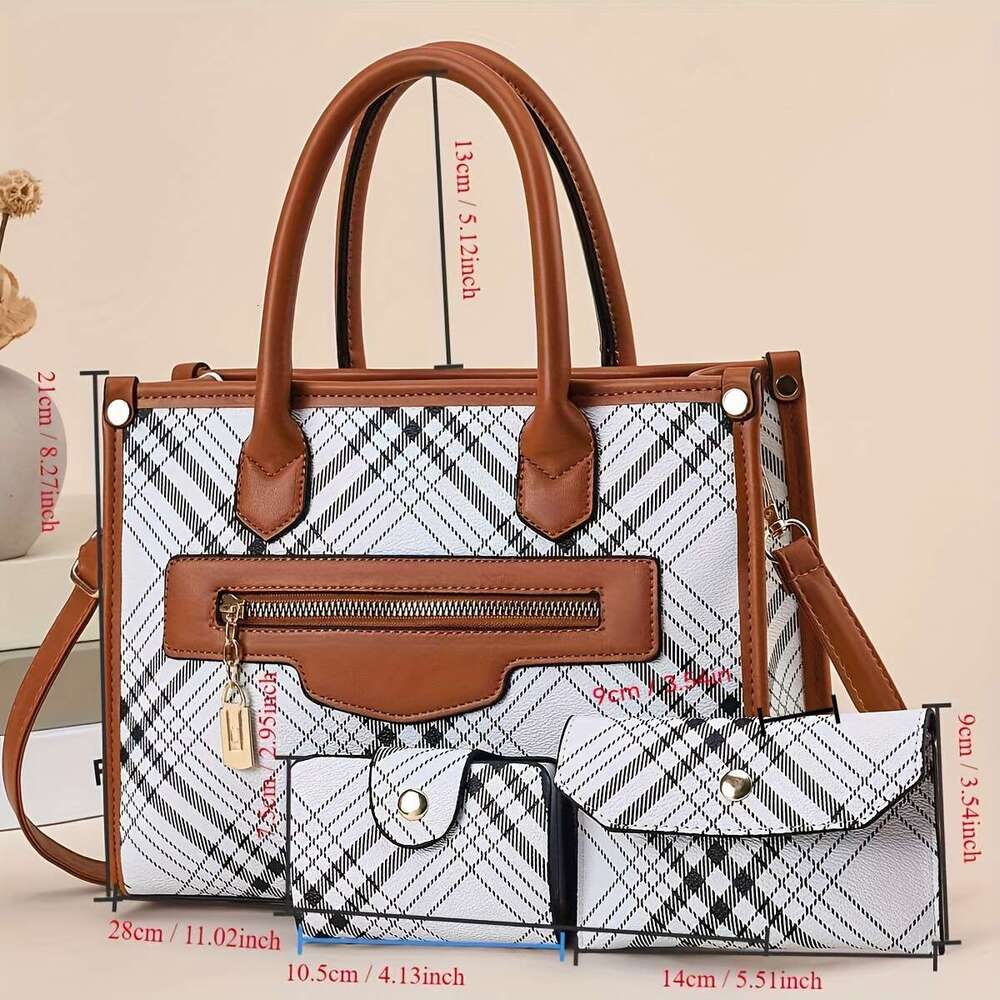 JINXIANGGUO Colorful Multi Piece Set Fashionable And Trendy S High End Casual Bag Single Handbag Handbag For Wo