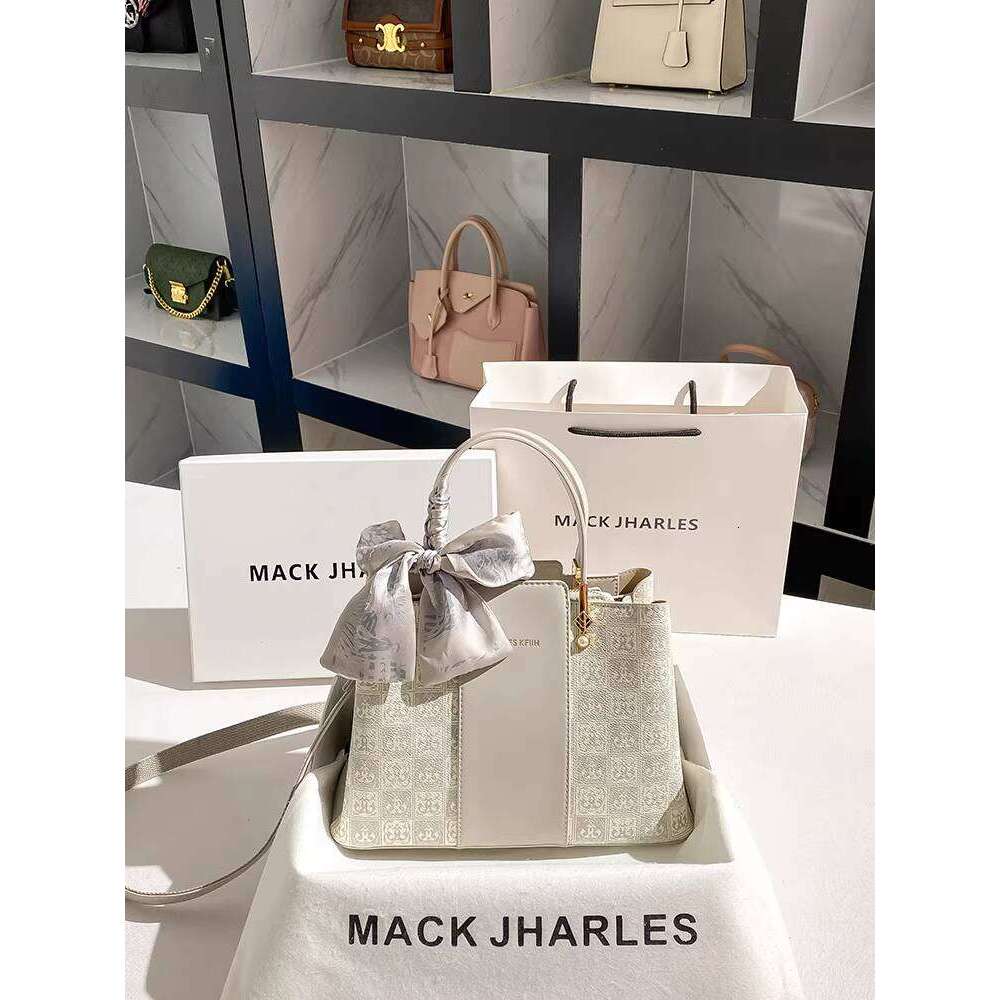 MACK JHARLES Light Luxury Elegant Handheld Mom for Women 2025 New Large Capacity High-End Tote Bag