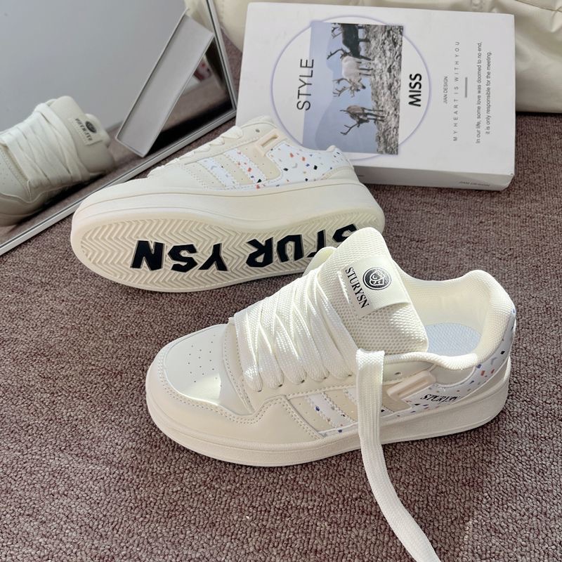 New Style All-Match Fashionable Casual Bread Shoes Vintage Small Yellow Plate Shoes Female Tide Shoes