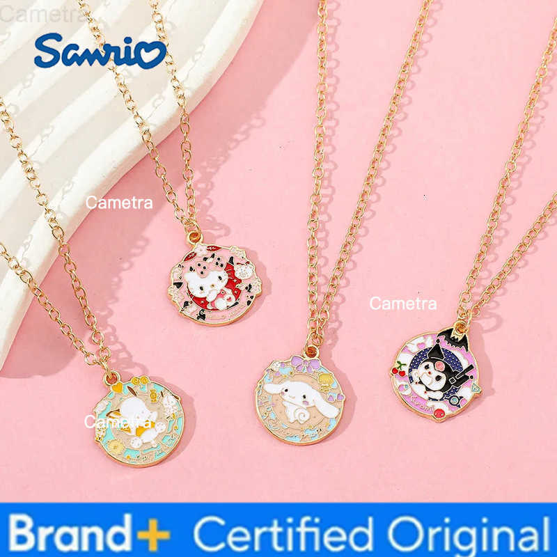 Sanrio Set Series Anime Figure Necklace Fashion Exquisite Cute Hello Kitty Kuromi Neckchain For Friends Birthday Jewelry Gifts H251229