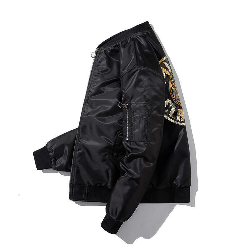 Autumn Air Force Ma1 Pilot Men's Coat American Baseball Loose Embroidered Trendy Brand Thickened Cotton Jacket