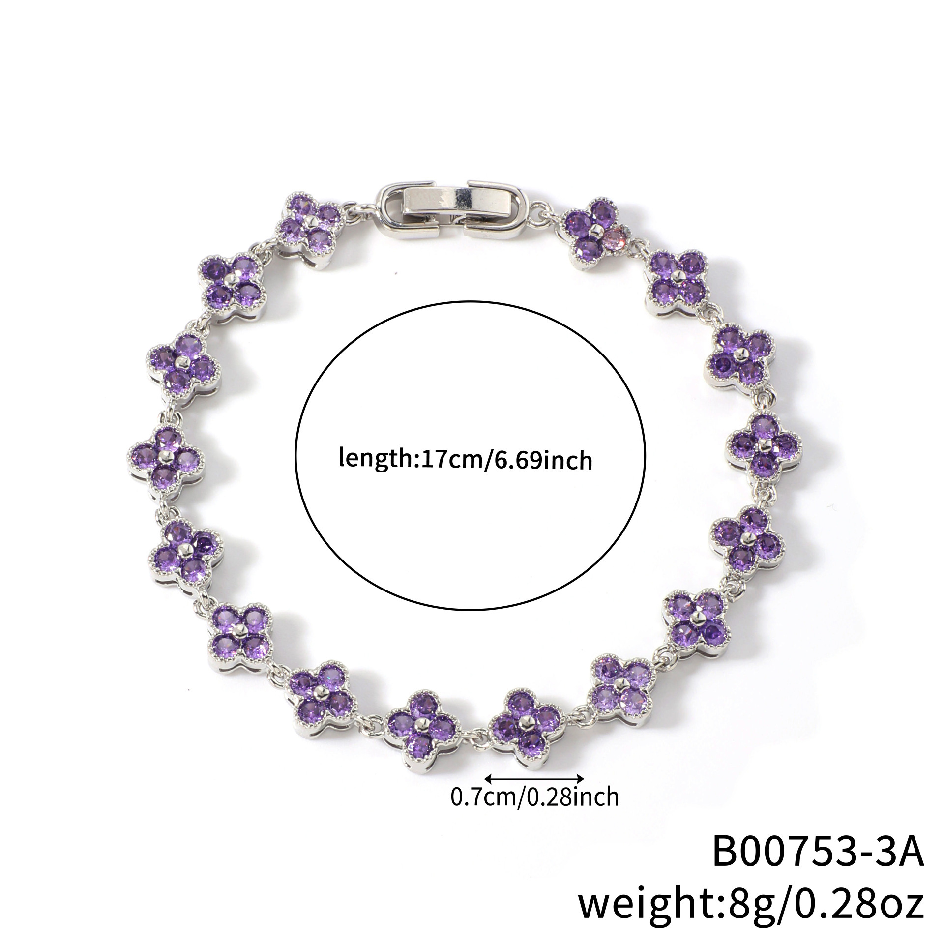 Luxury Brand Designer Jewelry Luxury Brand Designer Jewelry MOXI Autumn New Colorful Petal Four-Leaf Clover Bracelet Fashionable Personality Versatile