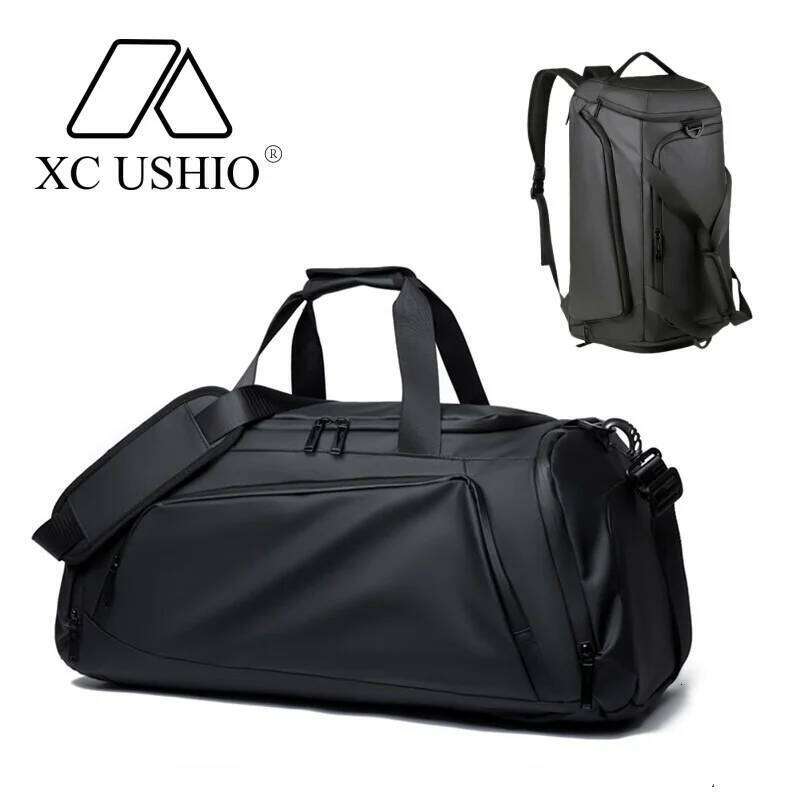 Men Gym Large Capacity Workout Training With Shoes Pouch Sports Backpack Dry Wet Separation Business Travel Bag