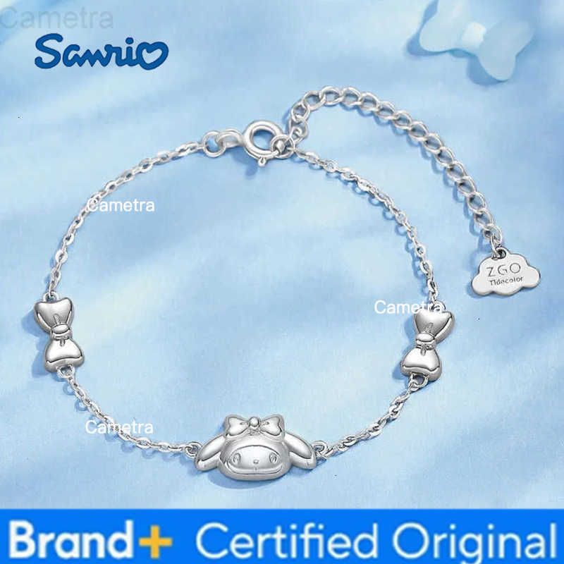 Sanrio New Sanrioed Anime Melody Cinnamoroll Kuromi Cartoon Bracelets Women Chain Party Wedding Jewelry Holiday Gifts Girl H251229