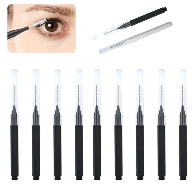 51050PCS Mini Eyebrow Brush Brow Perm Disposable Lifting Brushes Bendable Micro Eyelash Applicators Tools 251215