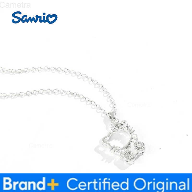 Sanrio Kawaii Necklace Anime Character Hello Kitty Pendant Cartoon Sweet Accessory Card for Cute Girl Birthday Gifts H251229