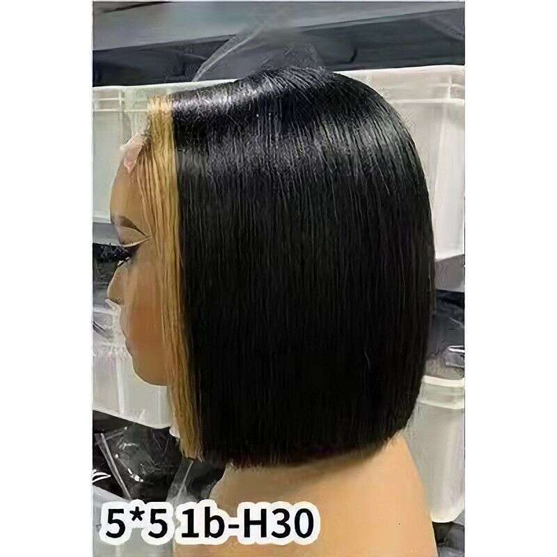 Bob Straight 2*6 5*5 Lace Wig 100% Human Hair Aimeier