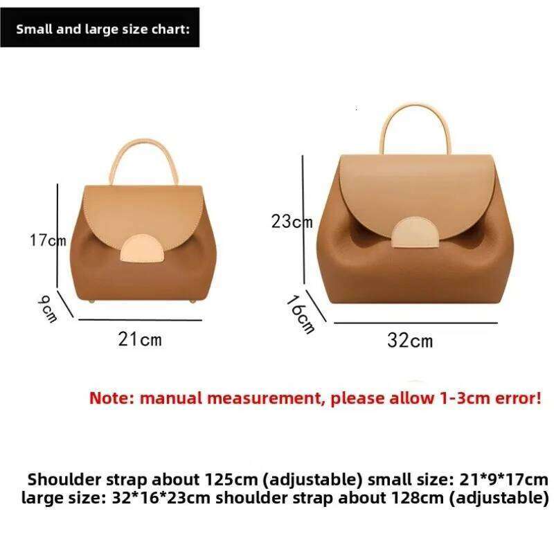 Luxury Smile Pigskin Bag, Urban Shoulder Backpack, Simple and Versatile, Independent Design, 2026 Trend, Y2K Style Pingshuo