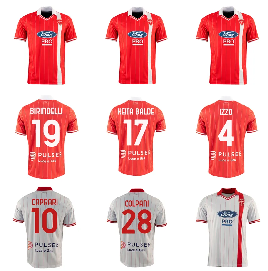 2025 2026 AC Monza Soccer Jerseys 25 26 GAGLIARDINI KYRIAKOPOULOS BRRINDELLI MACHIN PESSINA COLOMBO VIGNATO COLPANI home away football shirt