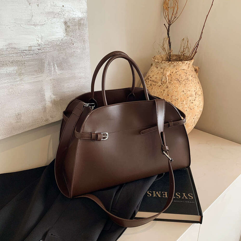 Totebag Shoulder ROSE NOIRE Large Capacity Retro Handbag For Women New Loose Feel R Ow Trendy High End Niche Tote Bag