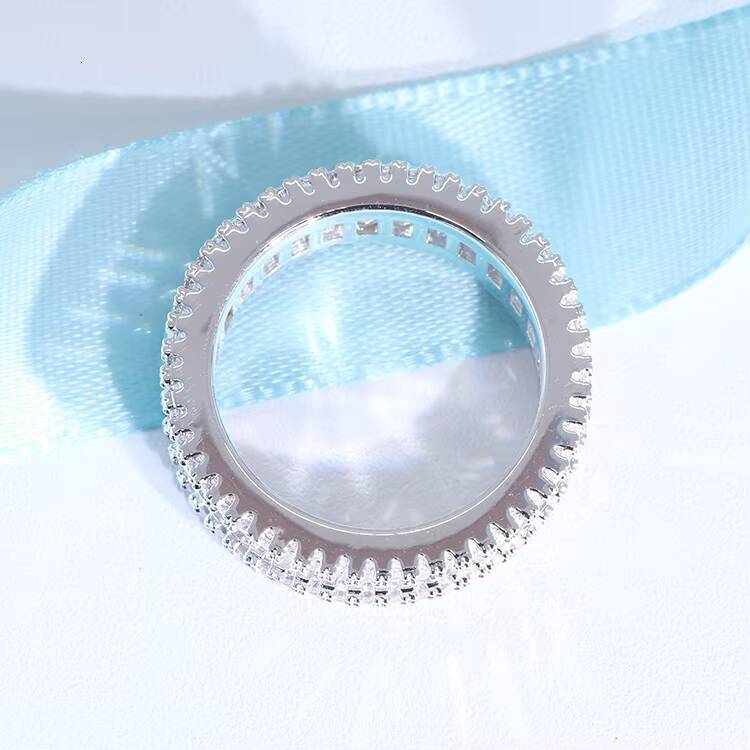 Fashion Moissanite Ring 925 Solid Silver with GRA Certificate Baguette Moissanite Engagement Ring Mens Hip Hop Ring