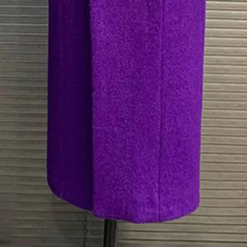 Fashionable Womens Woolen Coat 2025 Winter Slim Shaping HighQuality Thickened Warm Autumn H679 251216