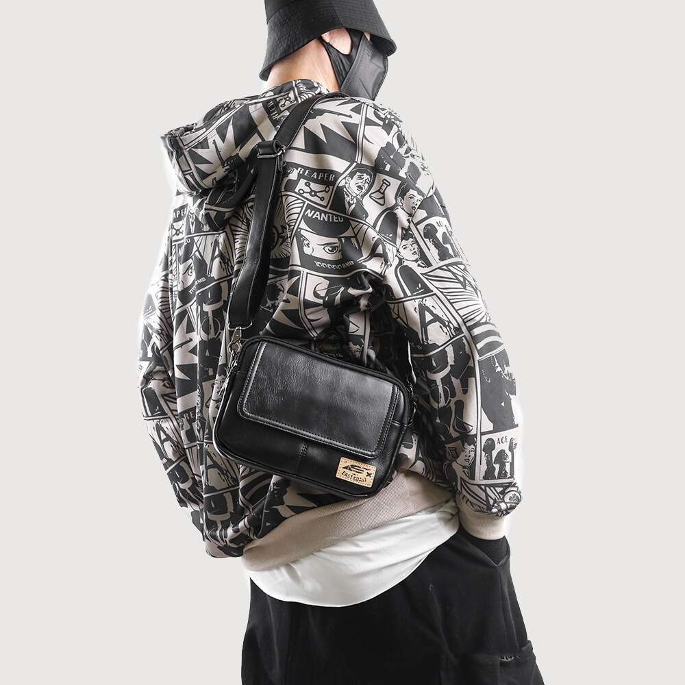 Single Shoulder Korean Style Small Square Anti Theft Durable Leather Messenger Travel Business Trip Crossbody New Men S Bag High Quality Luxury Bag