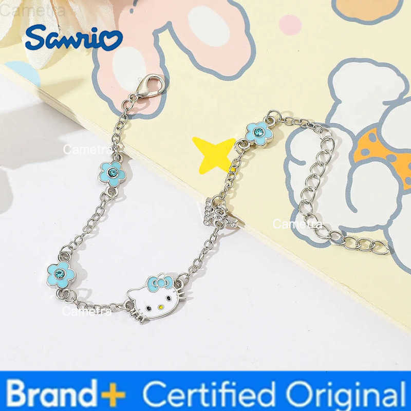 Sanrio Anime Character Hello Kitty Bracelet Fashion Cute Kitty Cat Bangle For Women Girls Birthday Jewellery Gifts H251229