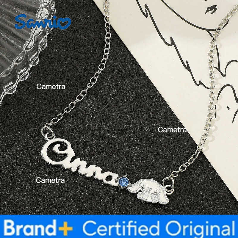 Sanrio Anime Cinnamoroll Necklace Cute Cartoon Figure Cinnamoroll Pendant Necklace Girls Kawaii Jewelry Accessories Gifts H251229