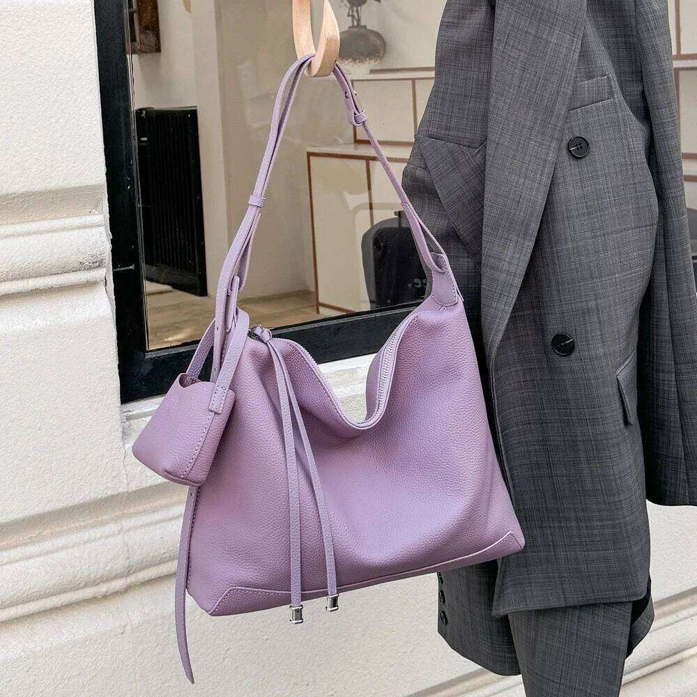 The First Layer Of Cowhide Large Capacity Leather Shoulder Women Fashion Crossbody Bag New Bags LEMON KOKO