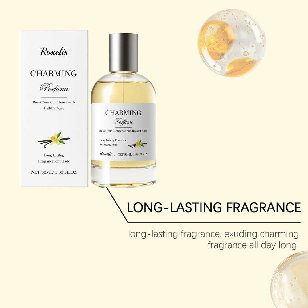 Roxelis Amber Vanilla Long-lasting Fragrance Deodorizing Light Elegant Refreshing Daily Perfume Spray