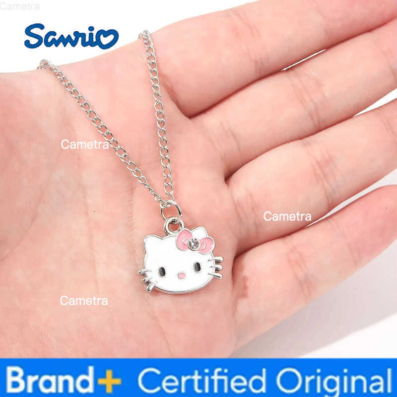 Sanrio Cartoon Anime Bracelet Hello Kitty Kawaii Collar Metal Pendant Bracelets For Women Girl Fans Friends Couple Charm Jewelry H251229