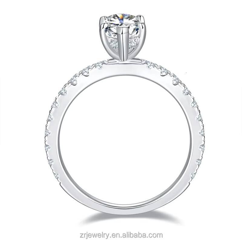 Classic 4ct 2ct Marquise Moissanite Ring Men 925 Sterling Silver Gold Plated Ladies Wedding Rings Gra Certified Moissanite Ring