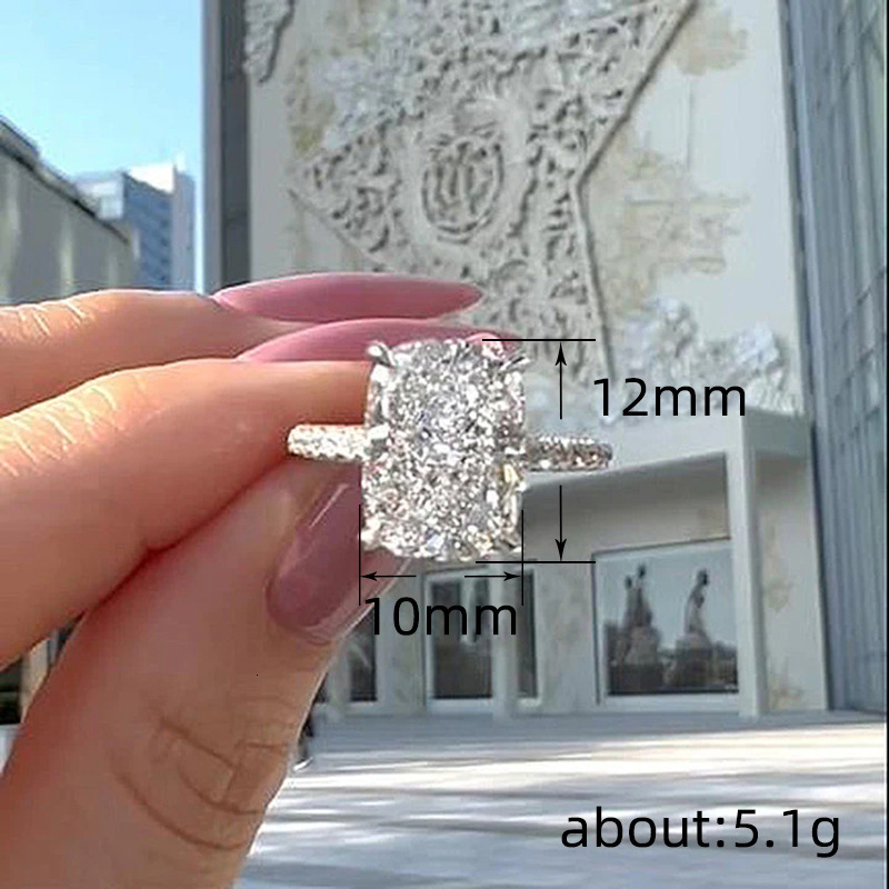 Luxury Brand Designer Jewelry Cao Shi 2024 Light Luxury Minimalist Style Ring Rectangular Thin Circle Exaggerated Super Shiny Index Finger Ring Elegan
