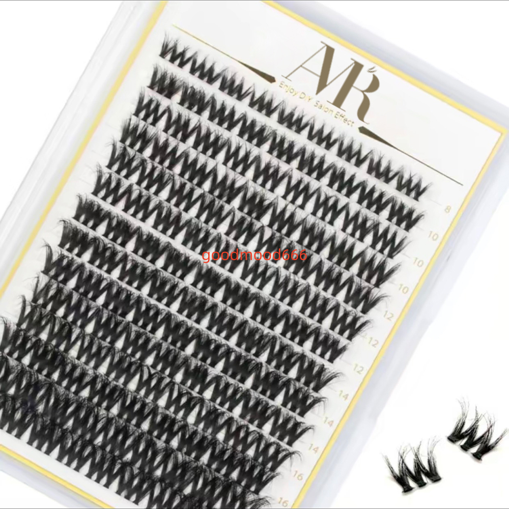 Custom Cluster Lashes Kit Individual Pre Cut Diy Cashmere Cluster Lashes Extensions at Home Lash Clusters