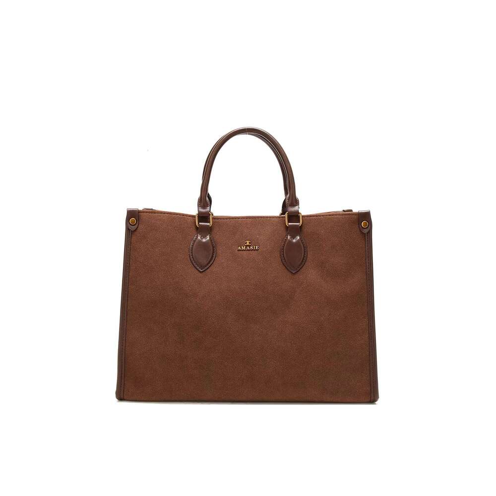 MACK JHARLES retro Suede Tote Bag Women's 2025 Autumn and Winter New High-Quality Shoulder Handbag