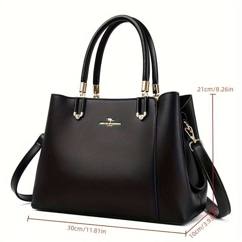 JINXIANGGUO Ladies Handbag Fashionable Large Capacity Elegant Commuter With Detachable And Adjustable Strap Can Be Worn As A Shoulder Or Crossbody Bag
