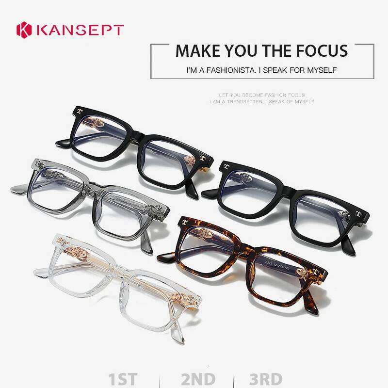 KANSEPT Reading Glasses For Men Optical Lenses With Medical Recipe Womens Sunglasses Women Women's Eyeglass Frame Shades Female