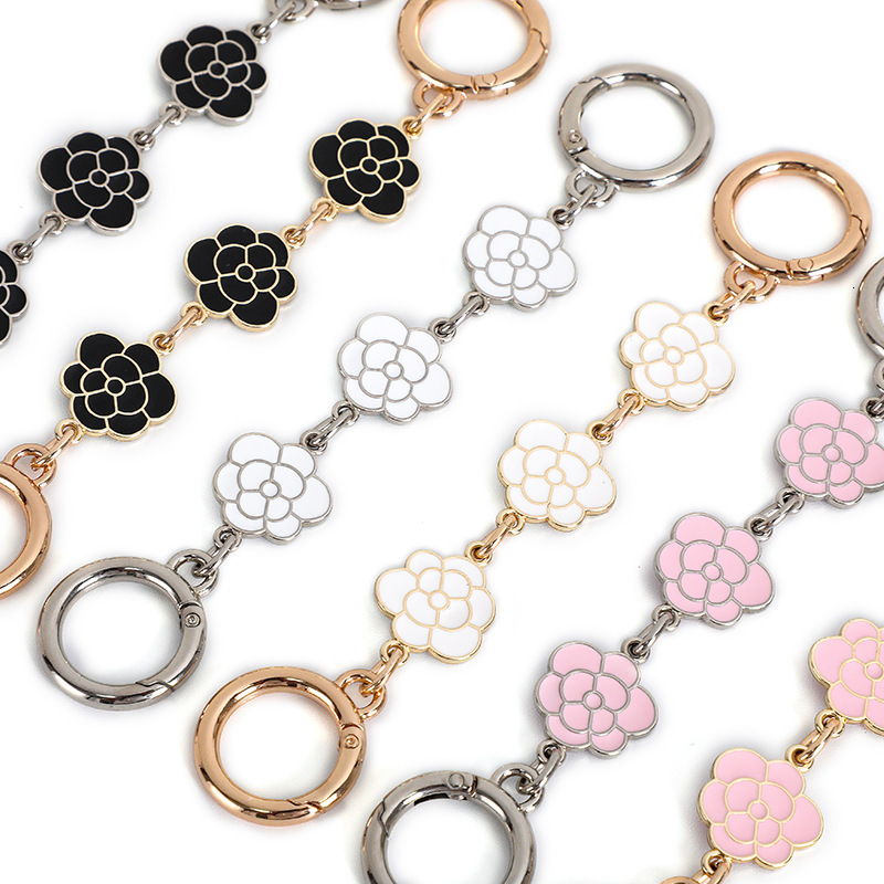 Mahuangshi Mahjong Modified Camellia Extension Chain Underarm Bag Shoulder Strap Single Purchase Accessories