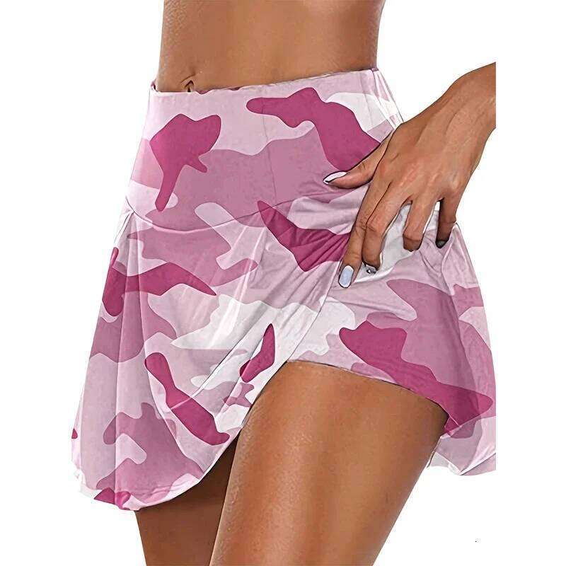 12 Colour Leopard Print Butt Lifting Skorts Casual Summer Workout High Waist Shorts Women's Clothing