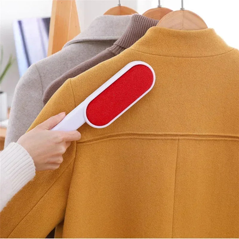 Double Sided Clothes Coat Lint Remover Brush Reusable Anti-Static Sweater Dust Brusher Hairs Cat Dogs Household Cleaning Tool 251219
