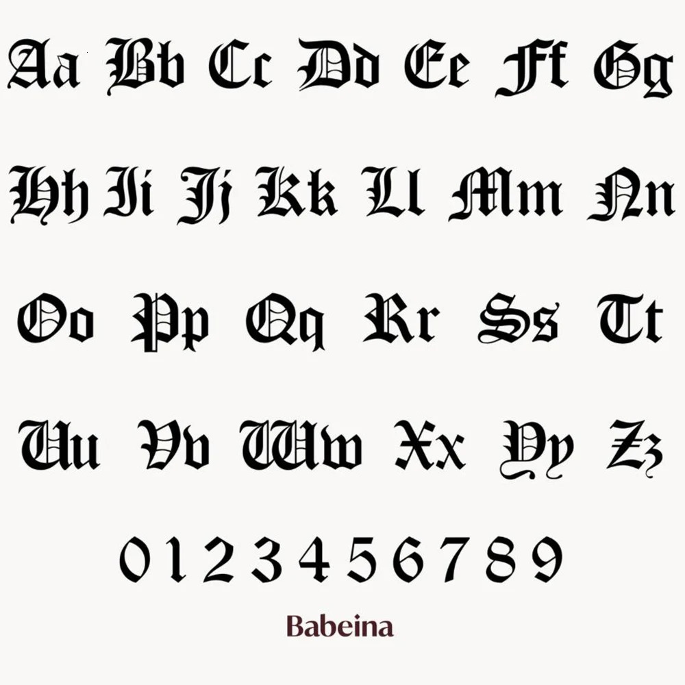 Personalized Stainless Steel Necklace with Ancient English Font Custom Name Pendant Unisex Festive Elegant Jewelry Gift 251224