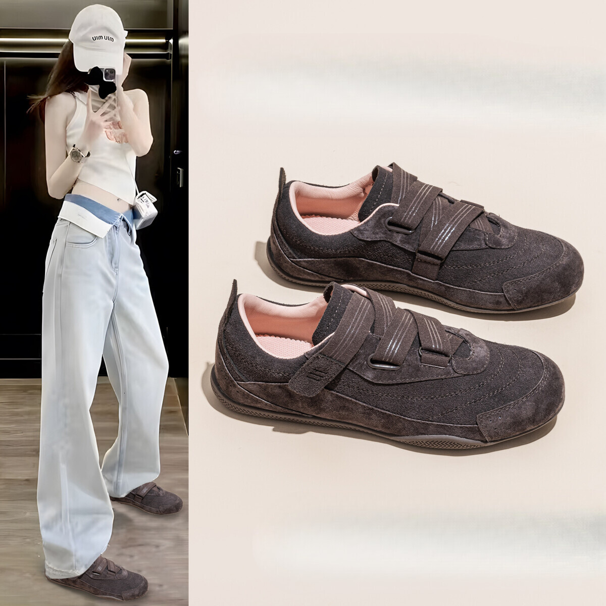 2025 New Casual Shoes Multi functional Flat Shoes Comfortable Women's Single Shoes Sports Shoes