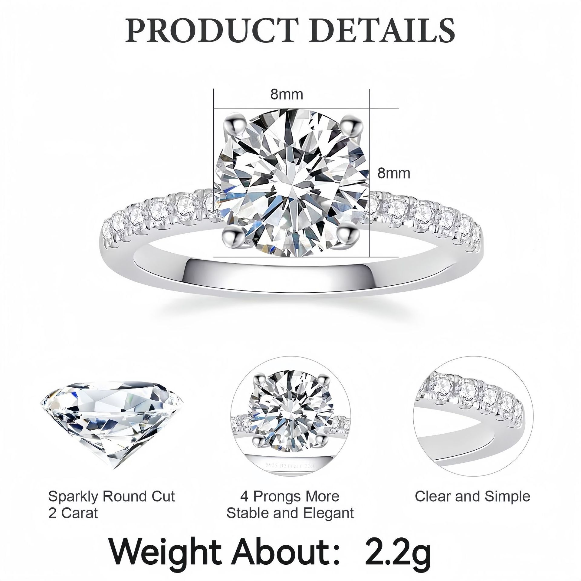 Luxury Brand Designer Jewelry Tiktok Hot-Selling Internet Celebrity Live Classic Diamond Ring Three Lives Three Worlds Couple Rings Twist Rope Zircon 