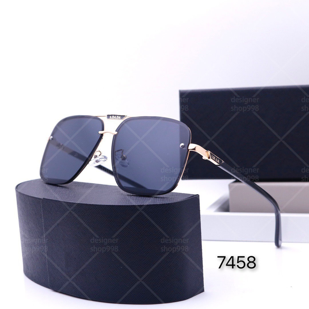 New gradient color sunglasses - trendy metal, UV-resistant, square, frameless, beveled edges - women's eyewear