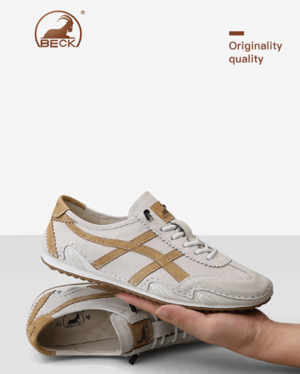 BECK men's shoes 2025 new autumn and winter breathable soft-soled sports Forrest shoes men's casual shoes