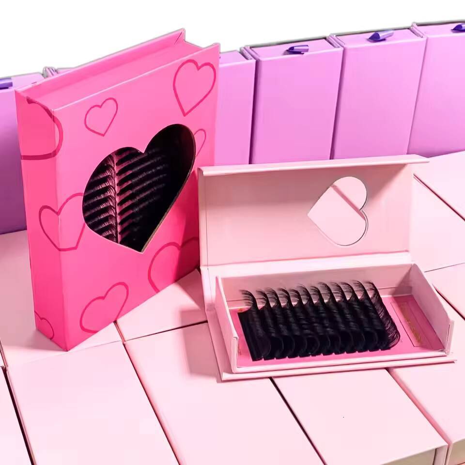 Wholesale Volume Velvet 005 Soft Silk Cashmere 5D Flower Eyelash Extensions Custom Lash Extension Trays