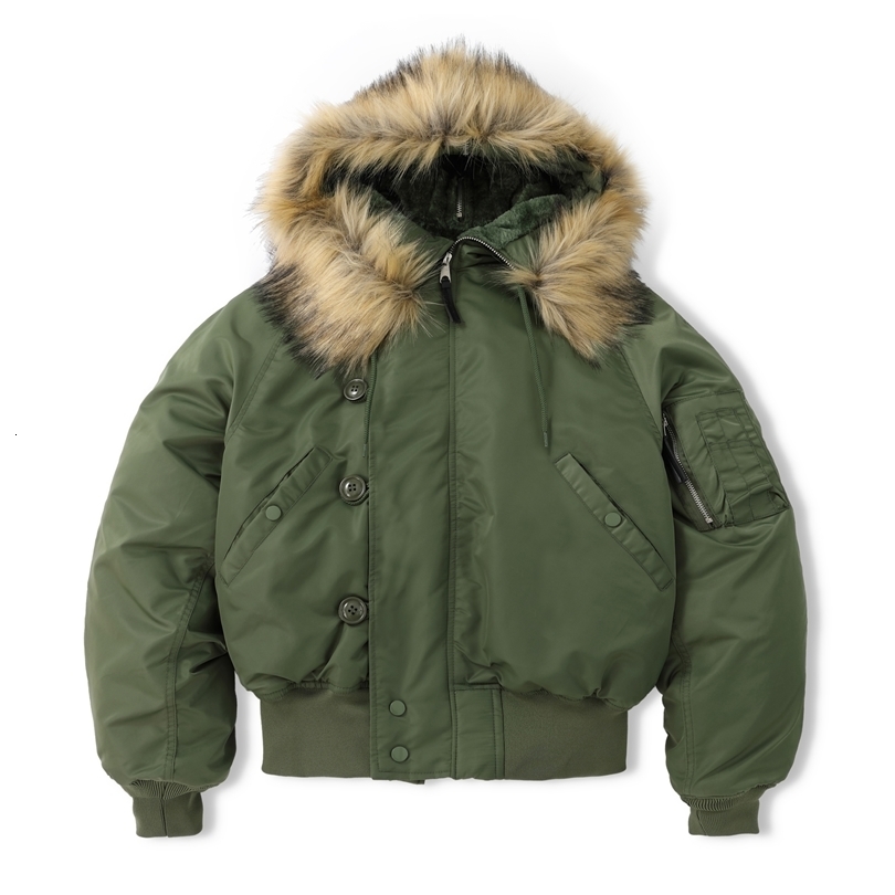 90s Vintage US Air Force N2b Flight Bomber Fur Jacket Waterproof Tactical Military Pilot Army Padded Retro Coat For Men 251218