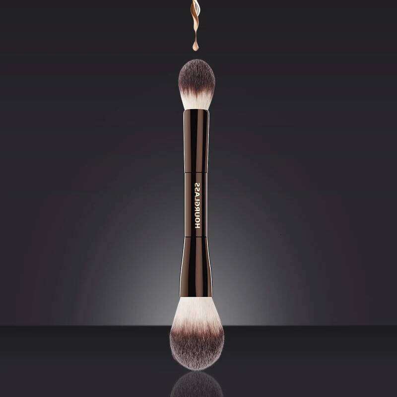 Hourglass Makeup Brush- No.18 Veil Soft Fiber Hair Double Head Powder Fashion Design Single Face Brush 25T1229