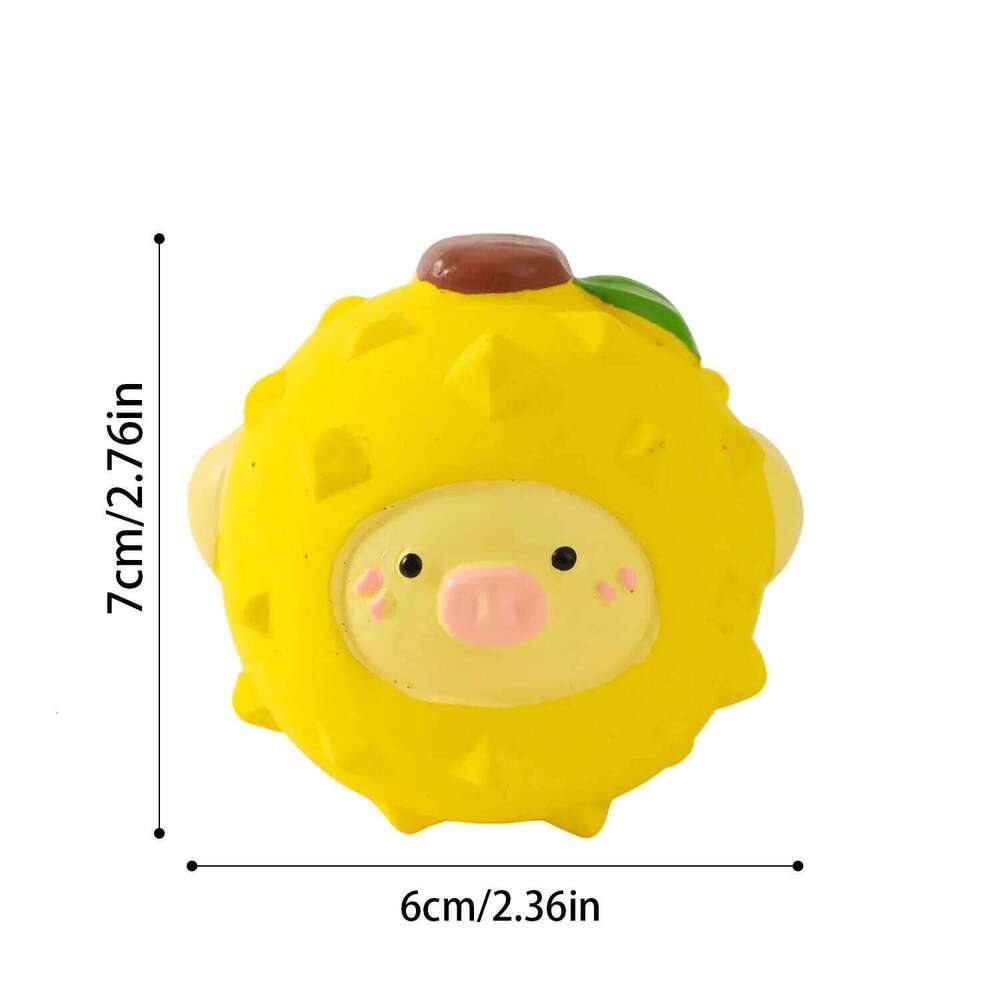 Squeaky Latex Dog - Durable Chew Resistant Pet Toys for Interactive Training, Self-Entertainment & Boredom Relief,