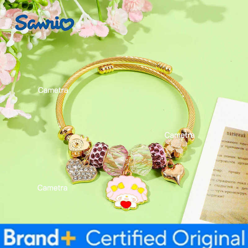 Sanrio Cute Figure Creative Bracelet Fashion Sweet Cartoon Bangle for Festival Girls Jewelry Accessory Unique Gifts H251229