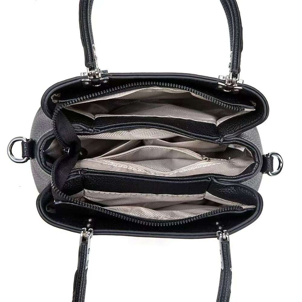 Fashionable Large Capacity Women's Handbag Street Trend PU Material Tote Bag Suitable For All Ages And Occasions Soft Structure shoulder bag Xiu 