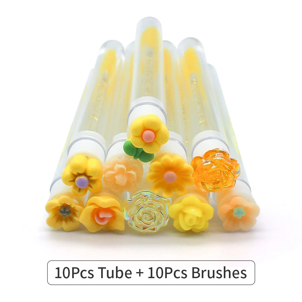 1050PCS Reusable Eyelash Brush Tubes Eyebrow Wands Replaceable Dustproof Cleaner Storage Makeup Tool 251215