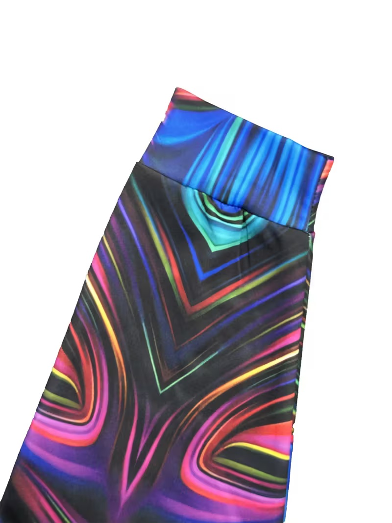 Streetwear Men's Hoodie Vibrant Fluid Wave All-Over Print 3D Graphic Unique Oversized Hip-Hop Hoodie