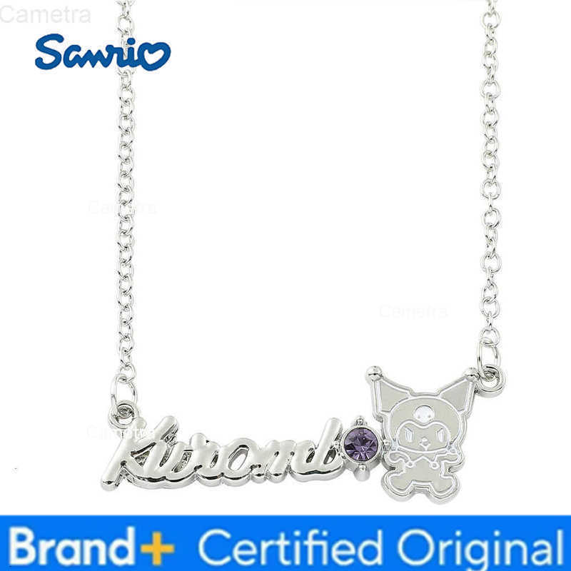 Sanrio Anime Cartoon Kuromi Pendant Necklace Sweet Girl Clavicle Chain Fashion Cute Necklace Gift H251229