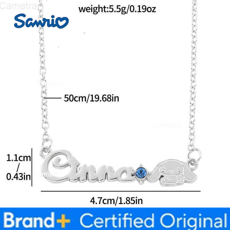 Sanrio Anime Cinnamoroll Necklace Cute Cartoon Figure Cinnamoroll Pendant Necklace Girls Kawaii Jewelry Accessories Gifts H251229