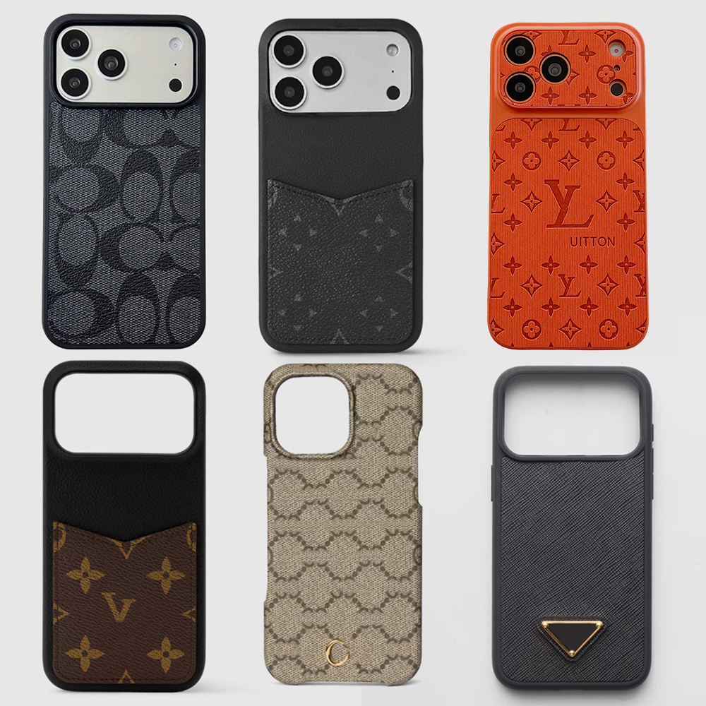 17 Pro Max Phone Case Designer iPhone Case Luxury Wallet Card Holder for Apple iPhone 16 Pro Max 15 Plus 14 13 12 Mini 11 ProMax 13Pro Card package dhgate